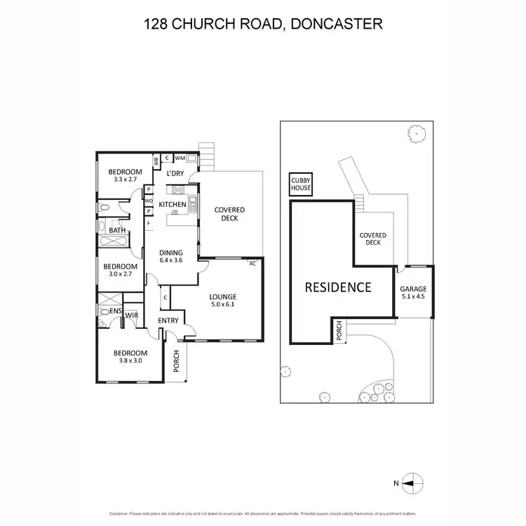 Floorplan of Homely house listing, 128 Church Road, Doncaster VIC 3108