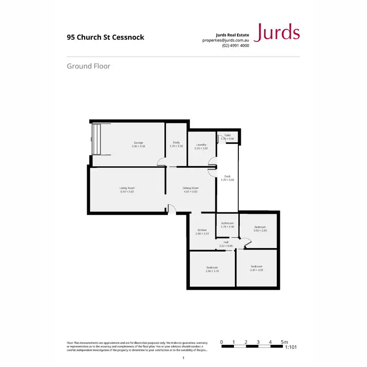 Floorplan of Homely house listing, 95 Church Street, Cessnock NSW 2325