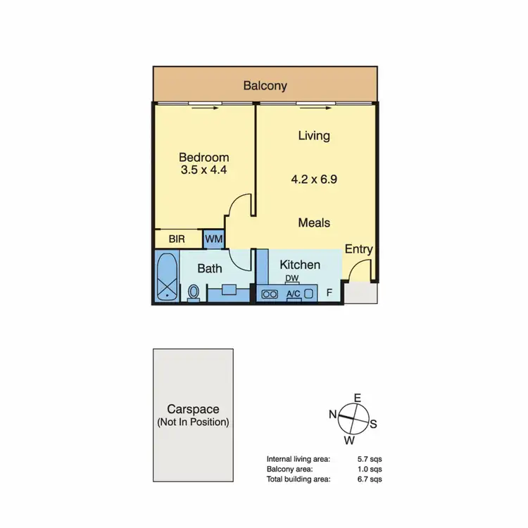 Floorplan of Homely apartment listing, 29/50 Peter Thomson Drive, Fingal VIC 3939