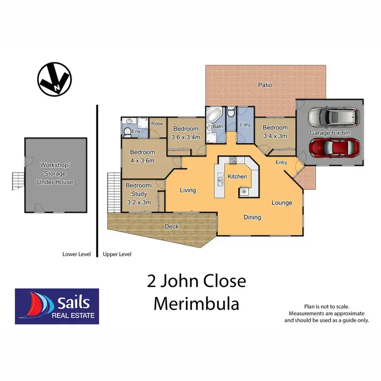Floorplan of Homely house listing, 2 John Close, Merimbula NSW 2548