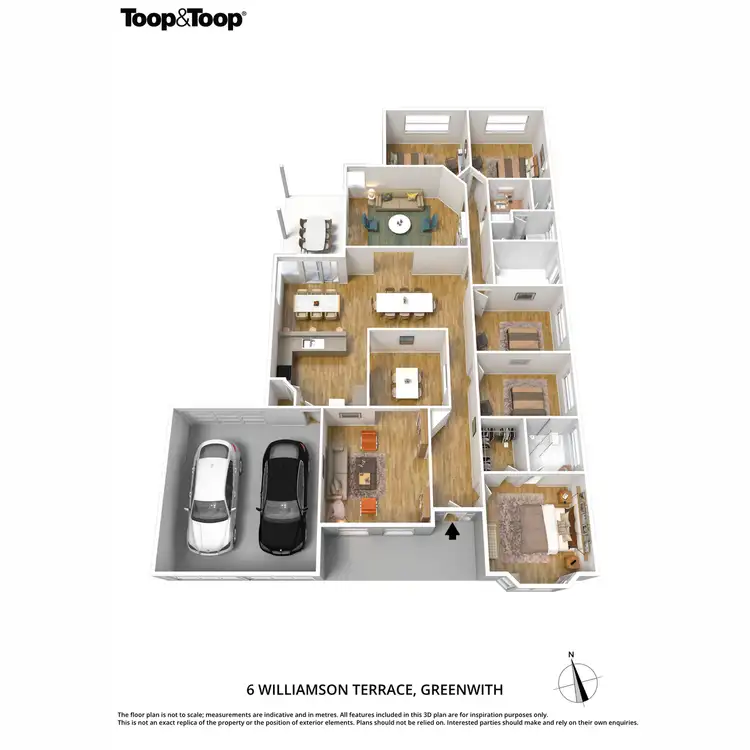 Floorplan of Homely house listing, 6 Williamson Terrace, Greenwith SA 5125