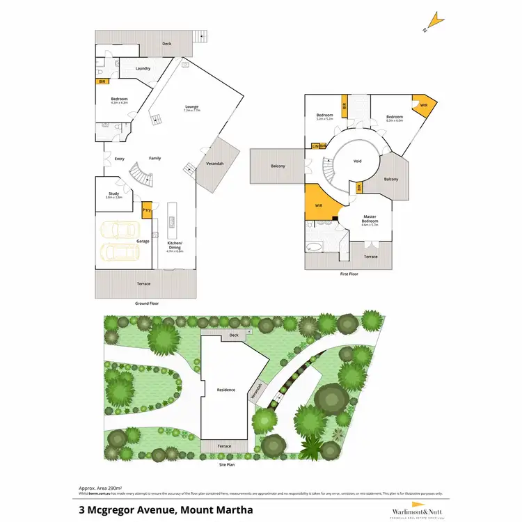 Floorplan of Homely house listing, 3 McGregor Avenue, Mount Martha VIC 3934