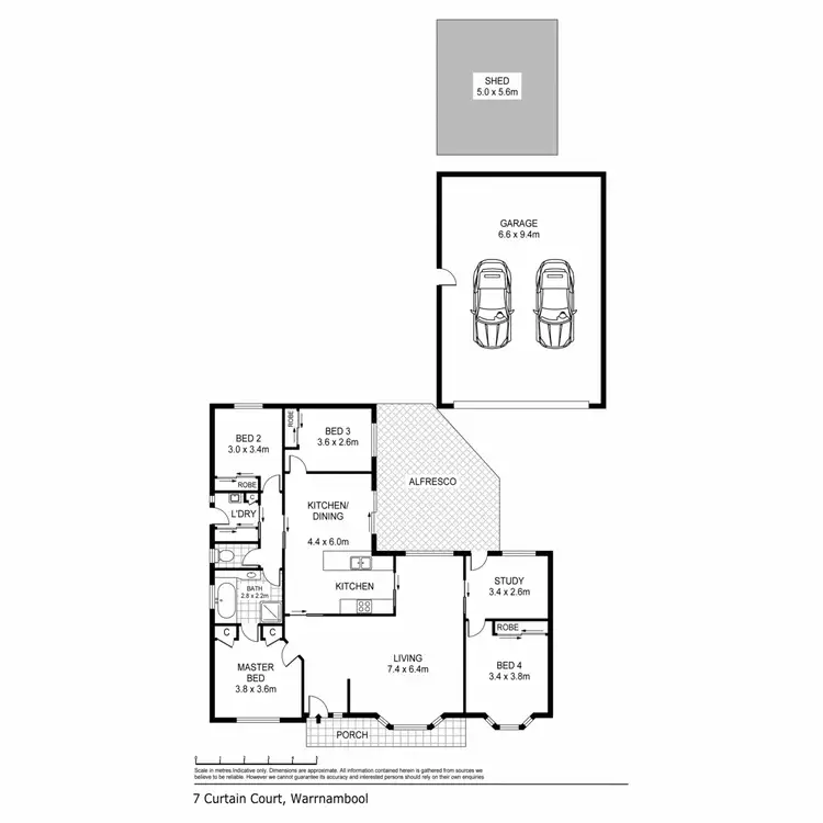 Floorplan of Homely house listing, 7 Curtin Court, Warrnambool VIC 3280