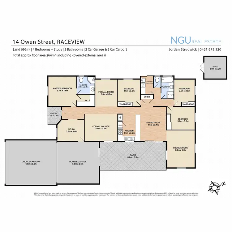 Floorplan of Homely house listing, 14 Owen Street, Raceview QLD 4305