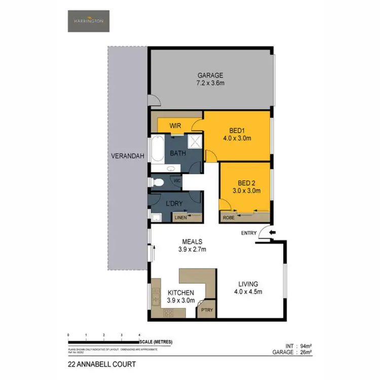Floorplan of Homely unit listing, 3/22 Annabell Court, Spring Gully VIC 3550