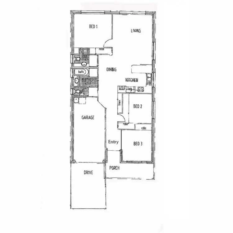 Floorplan of Homely villa listing, 199/2 Falcon Way, Tweed Heads South NSW 2486