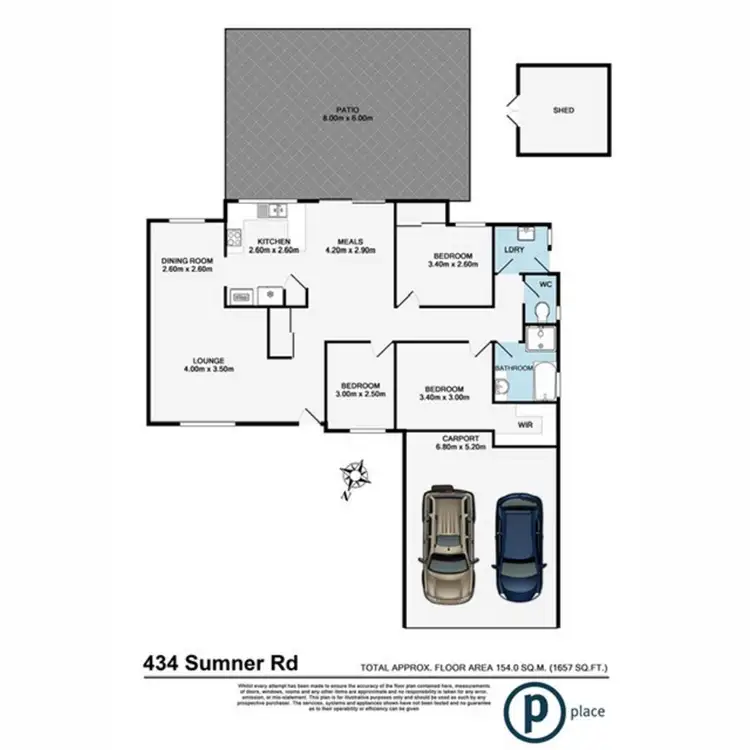 Floorplan of Homely house listing, 434 Sumners Road, Riverhills QLD 4074