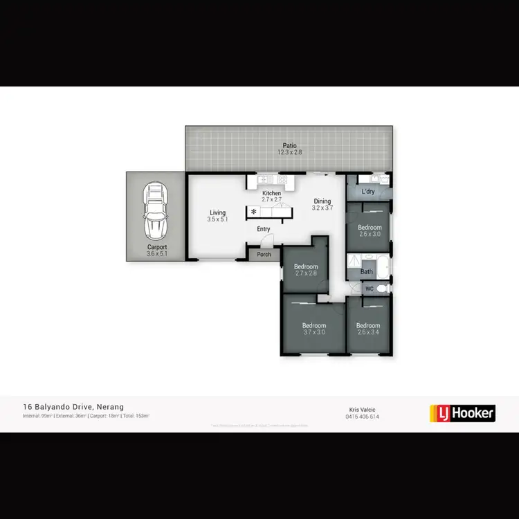 Floorplan of Homely house listing, 16 Balyando Drive, Nerang QLD 4211