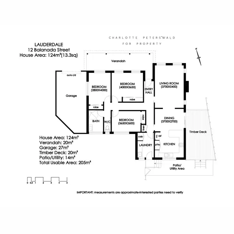 Floorplan of Homely house listing, 12 Balanada Street, Lauderdale TAS 7021