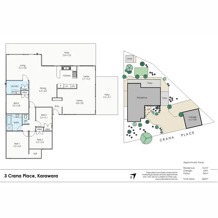 Floorplan of Homely house listing, 3 Crana Place, Karawara WA 6152