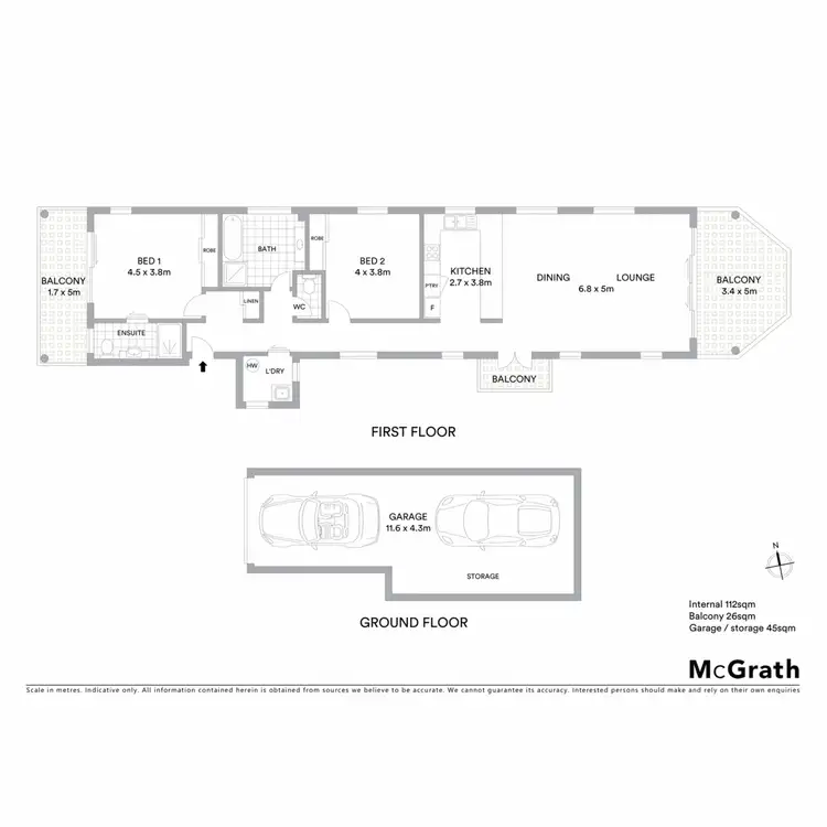 Floorplan of Homely apartment listing, 3/11 Range Street, East Ballina NSW 2478