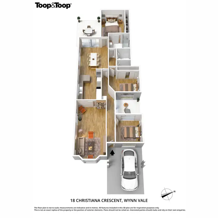 Floorplan of Homely house listing, 18 Christiana Crescent, Wynn Vale SA 5127
