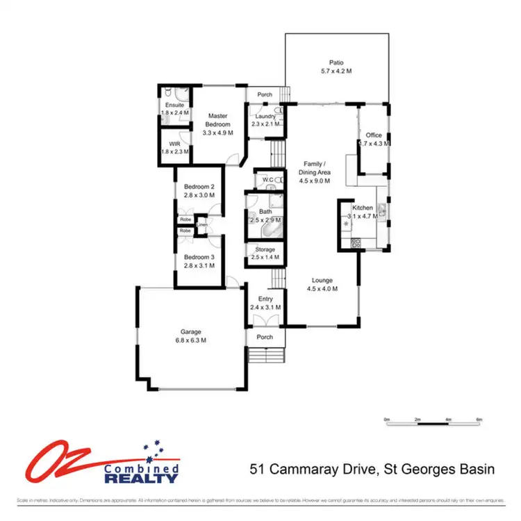 Floorplan of Homely house listing, 51 Cammaray Drive, St Georges Basin NSW 2540