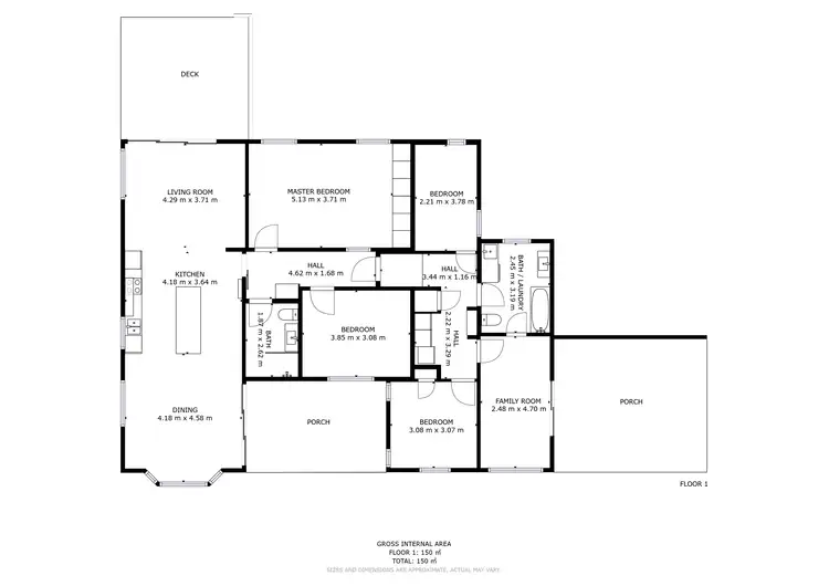 Floorplan of Homely house listing, 22 Rudd Avenue, Orford TAS 7190
