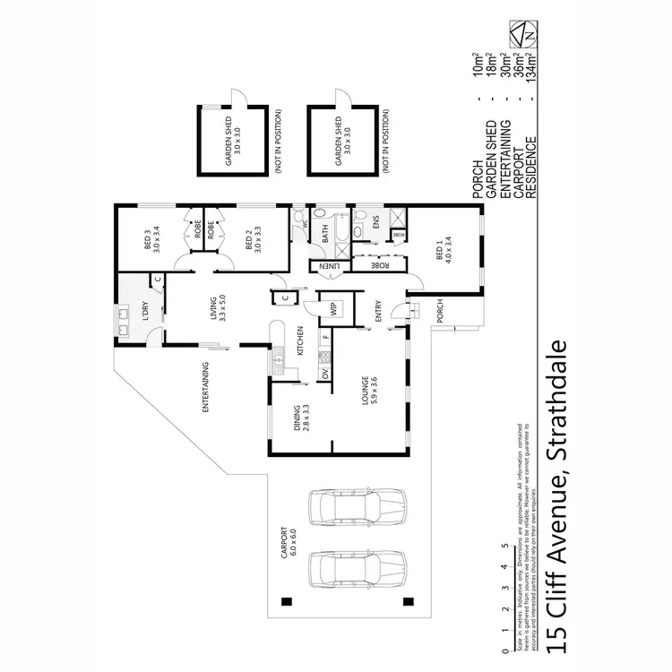 Floorplan of Homely house listing, 15 Cliff Avenue, Strathdale VIC 3550