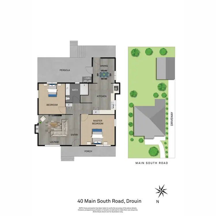 Floorplan of Homely house listing, 40 Main South Road, Drouin VIC 3818