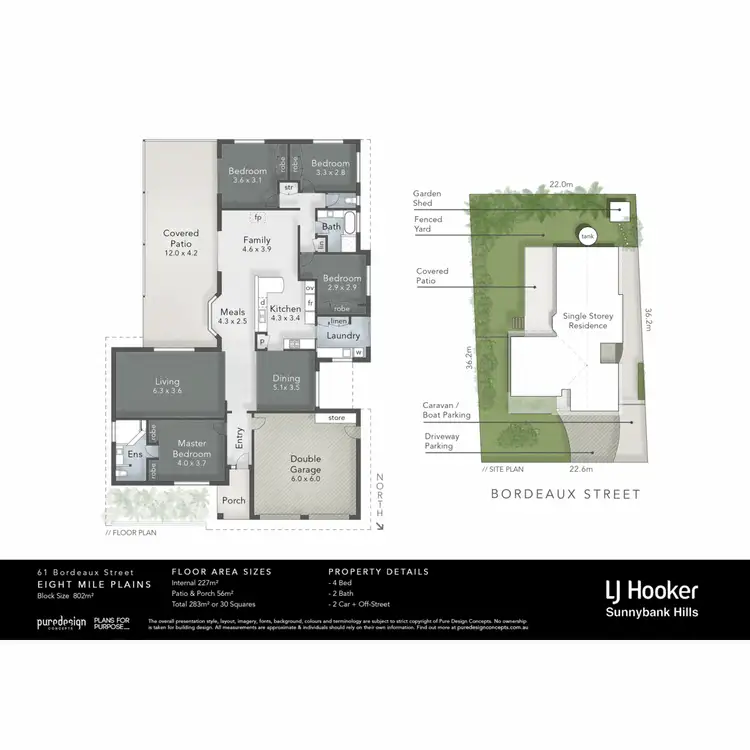 Floorplan of Homely house listing, 61 Bordeaux Street, Eight Mile Plains QLD 4113