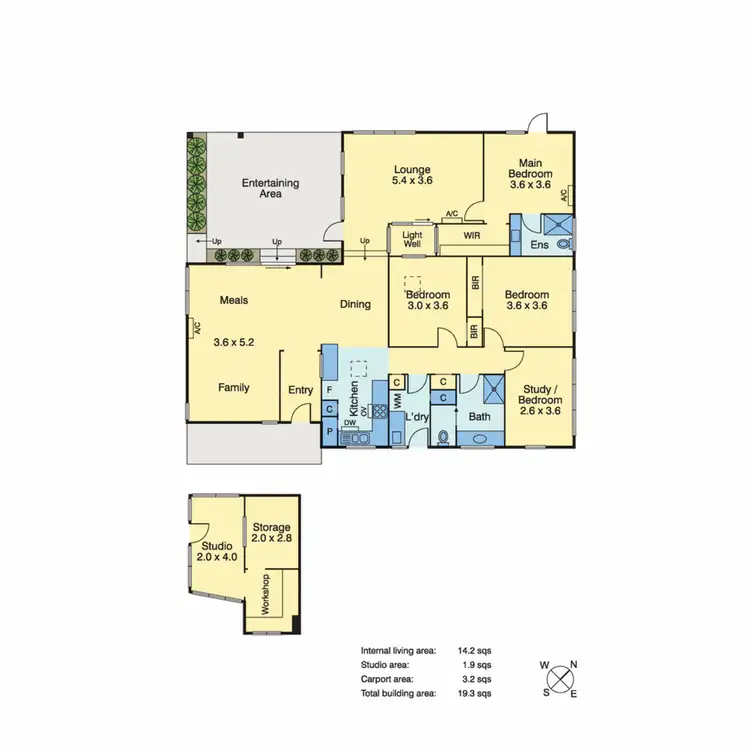 Floorplan of Homely house listing, 8 Kolora Crescent, Mount Eliza VIC 3930