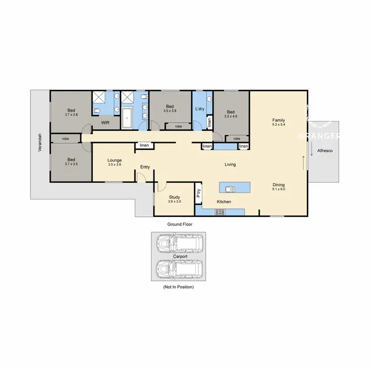 Floorplan of Homely house listing, 13 Brian Street, Safety Beach VIC 3936