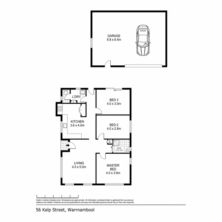 Floorplan of Homely house listing, 56 Kelp Street, Warrnambool VIC 3280