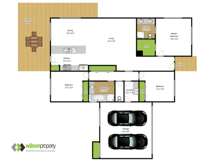 Floorplan of Homely house listing, 36 Eton Avenue, Traralgon VIC 3844