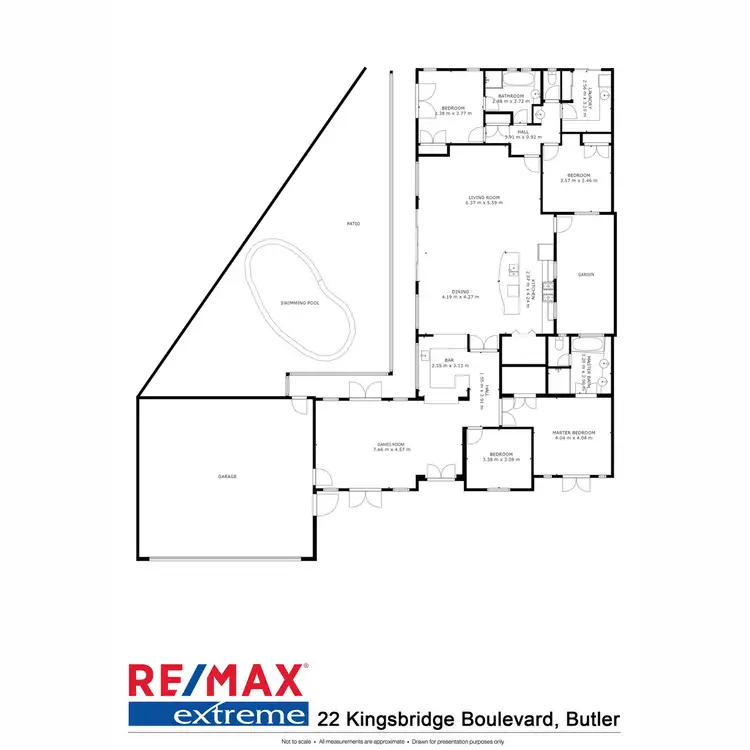Floorplan of Homely house listing, 22 Kingsbridge Boulevard, Butler WA 6036