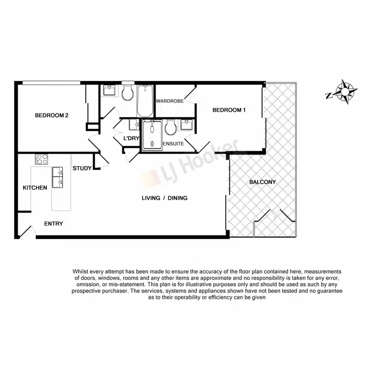Floorplan of Homely unit listing, 208/66 Slobodian Avenue, Eight Mile Plains QLD 4113