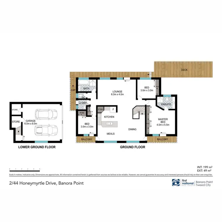 Floorplan of Homely house listing, 2/44 Honeymyrtle Drive, Banora Point NSW 2486