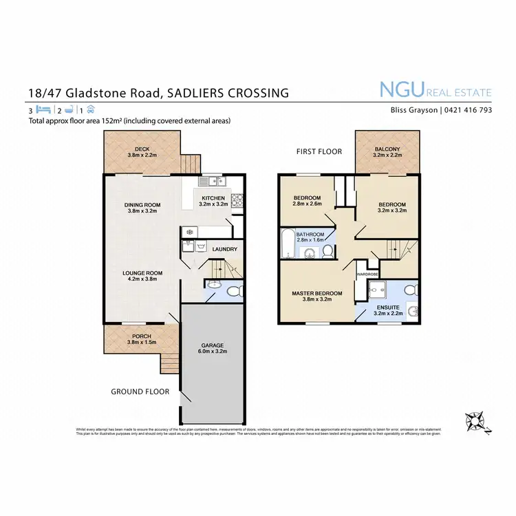 Floorplan of Homely townhouse listing, 18/47 Gladstone Road, Sadliers Crossing QLD 4305