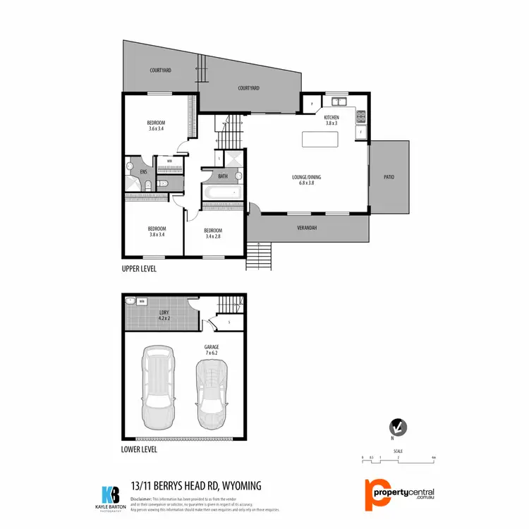 Floorplan of Homely townhouse listing, 13/11 Berrys Head Road, Narara NSW 2250