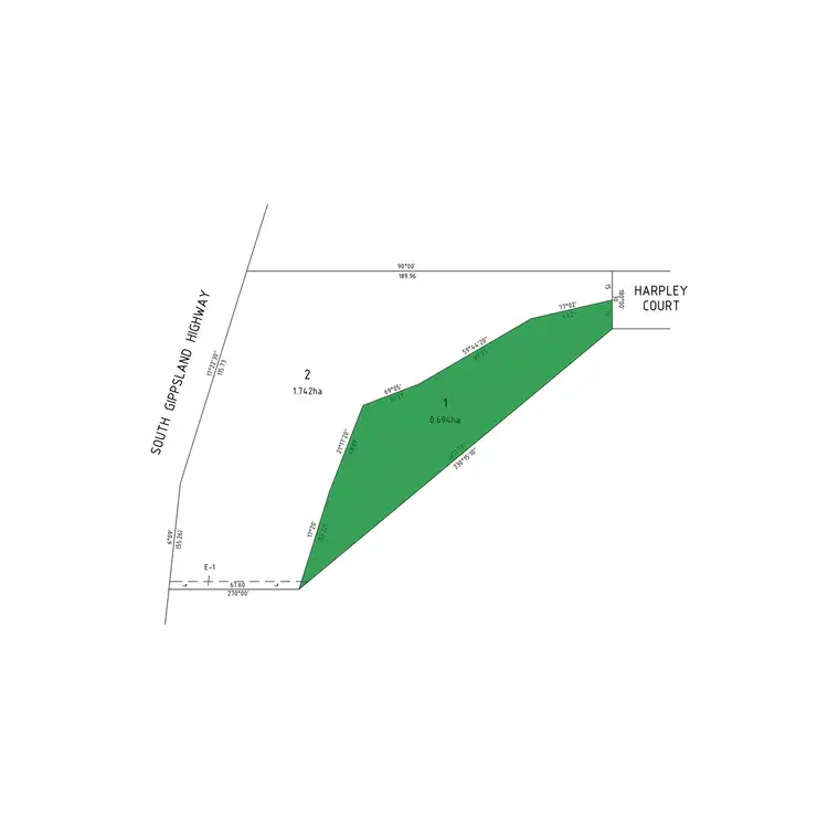 Floorplan of Homely land listing, 57 Harpley Road, Longford VIC 3851