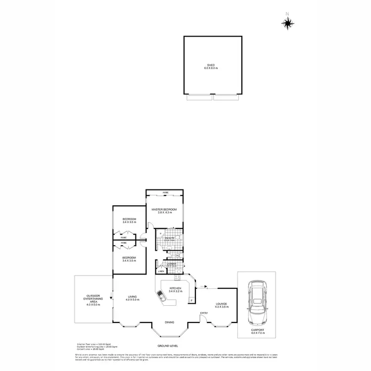 Floorplan of Homely house listing, 7 Scenic Court, Gowrie Junction QLD 4352