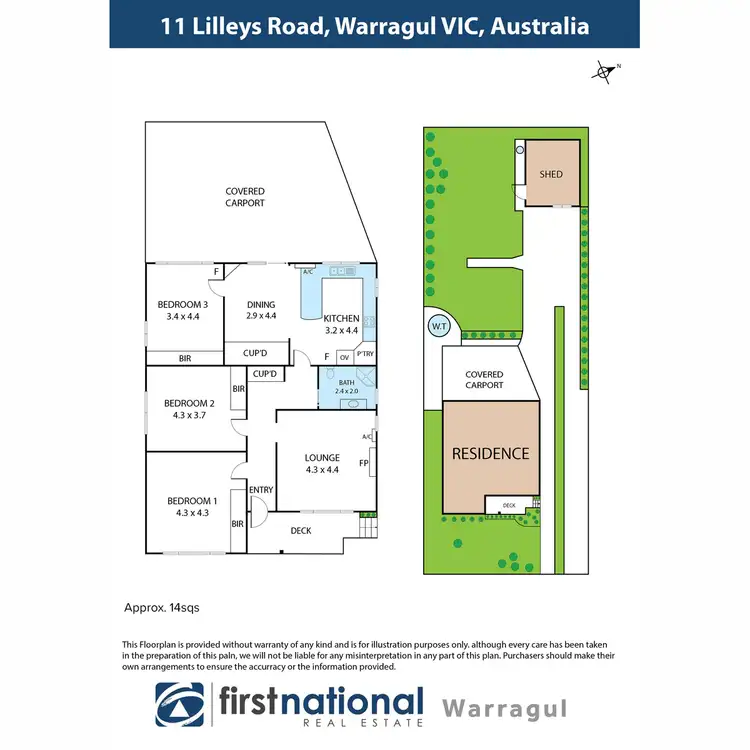 Floorplan of Homely house listing, 11 Lilleys Road, Warragul VIC 3820