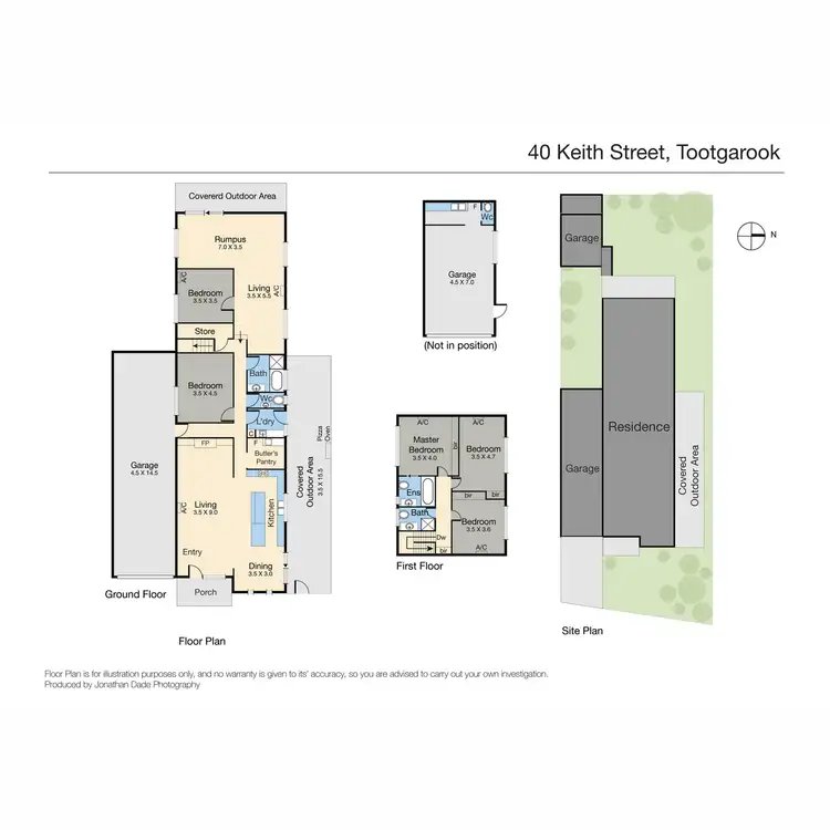 Floorplan of Homely house listing, 40 Keith Street, Tootgarook VIC 3941
