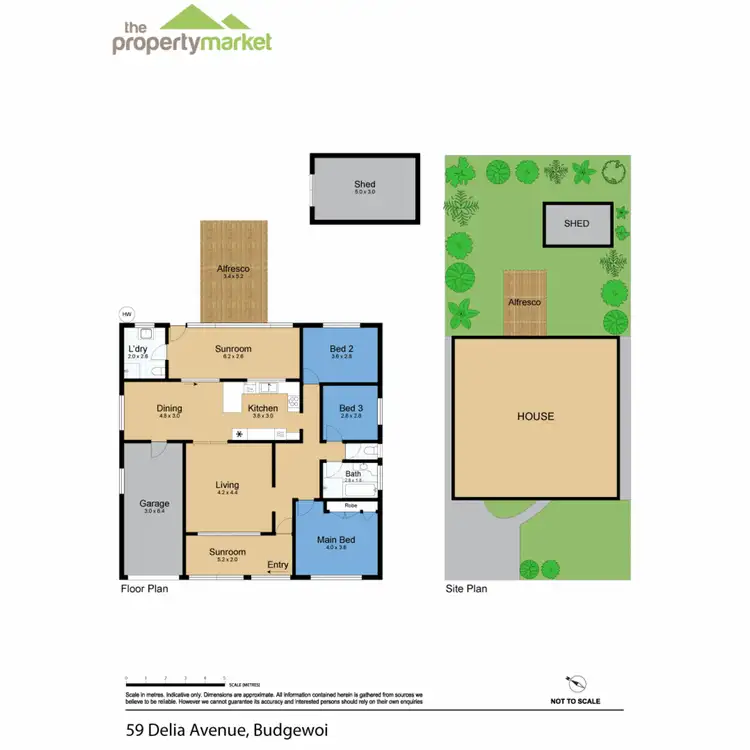 Floorplan of Homely house listing, 59 Delia Avenue, Budgewoi NSW 2262