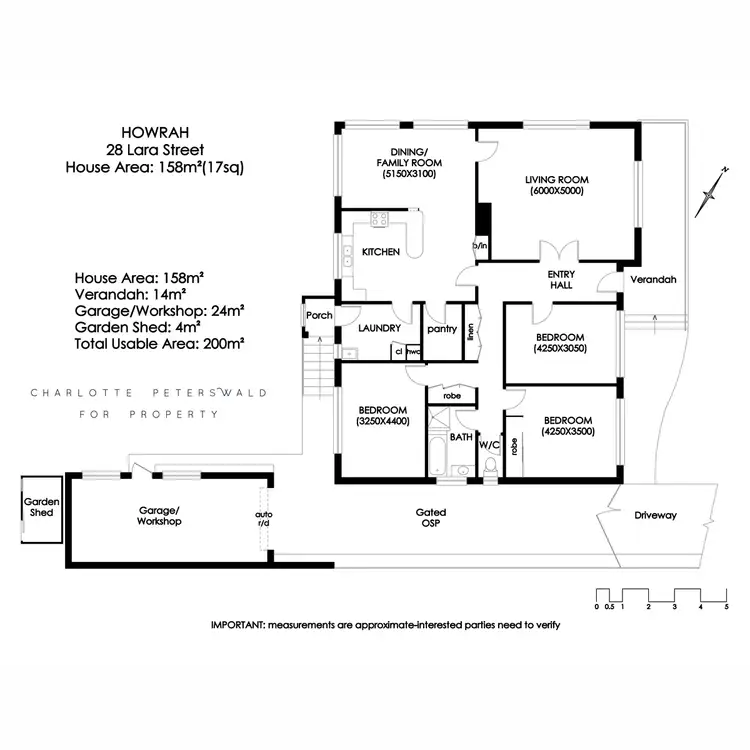 Floorplan of Homely house listing, 28 Lara Street, Howrah TAS 7018