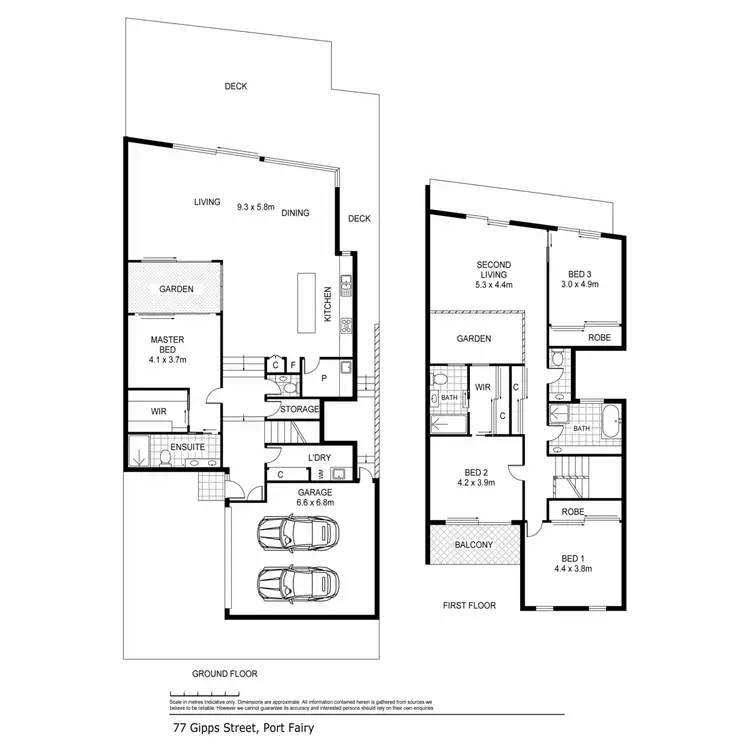 Floorplan of Homely house listing, 77 Gipps Street, Port Fairy VIC 3284