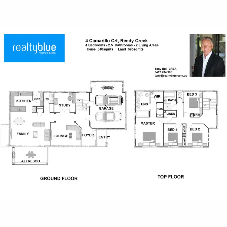 Floorplan of Homely house listing, 4 Camarillo Circuit, Reedy Creek QLD 4227
