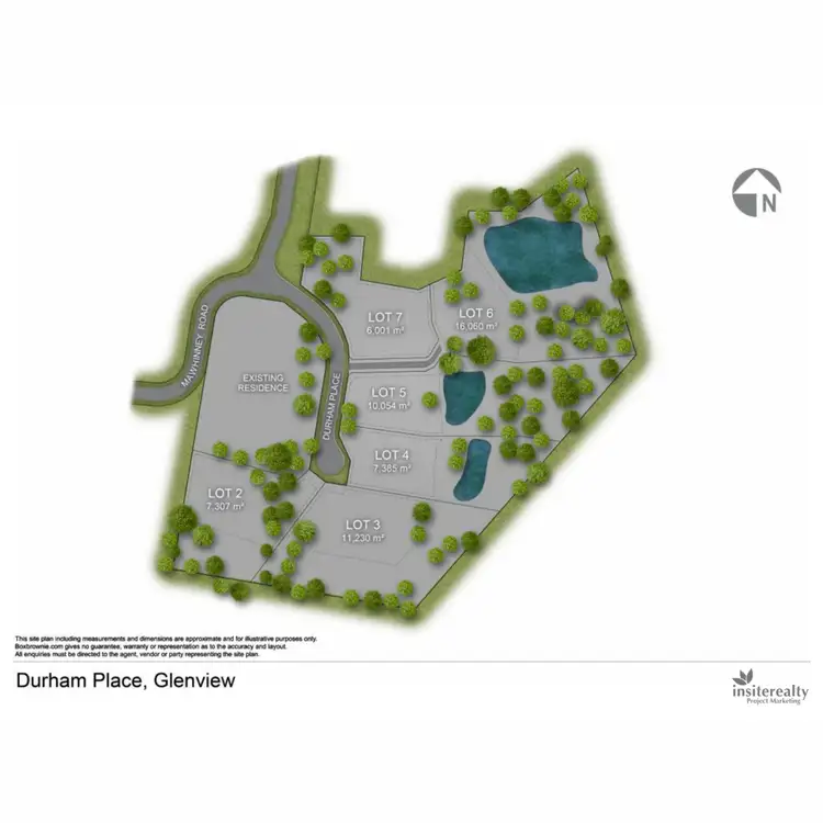 Floorplan of Homely land listing, 18 Durham Place, Glenview QLD 4553