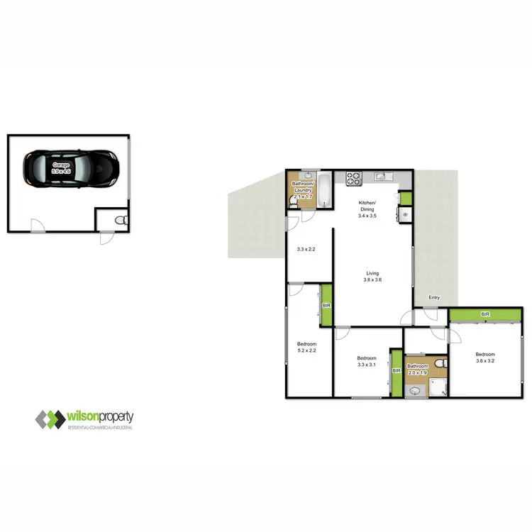 Floorplan of Homely house listing, 18 Bernard Avenue, Traralgon VIC 3844