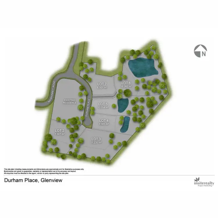 Floorplan of Homely land listing, 9 Durham Place, Glenview QLD 4553