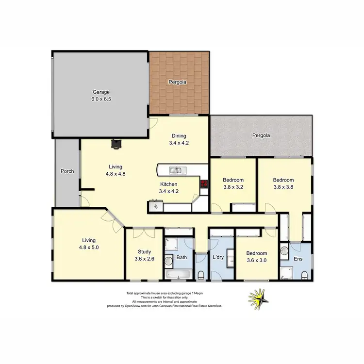 Floorplan of Homely house listing, 42 Cambridge Drive, Mansfield VIC 3722