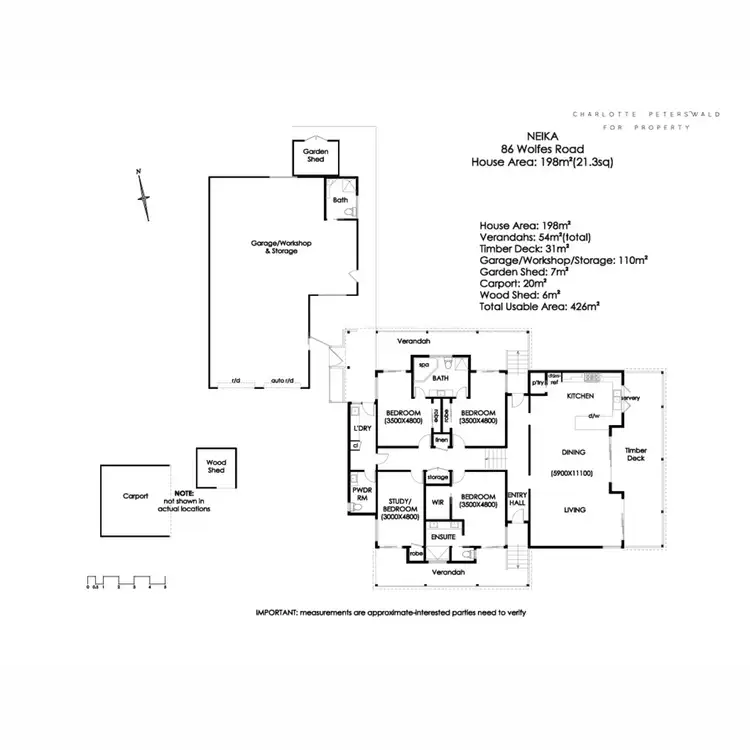 Floorplan of Homely house listing, 86 Wolfes Road, Neika TAS 7054