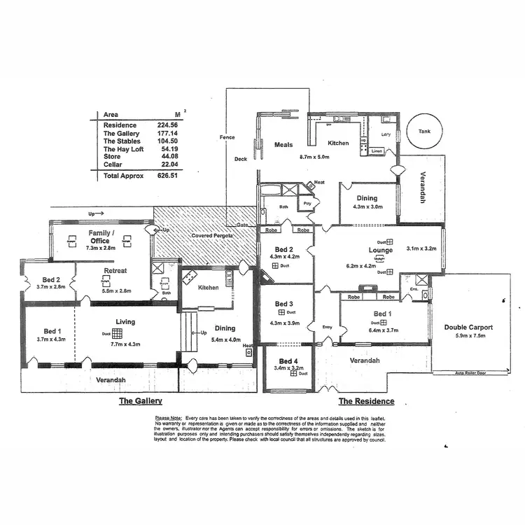 Floorplan of Homely house listing, 10-12 Miller Street, Springton SA 5235