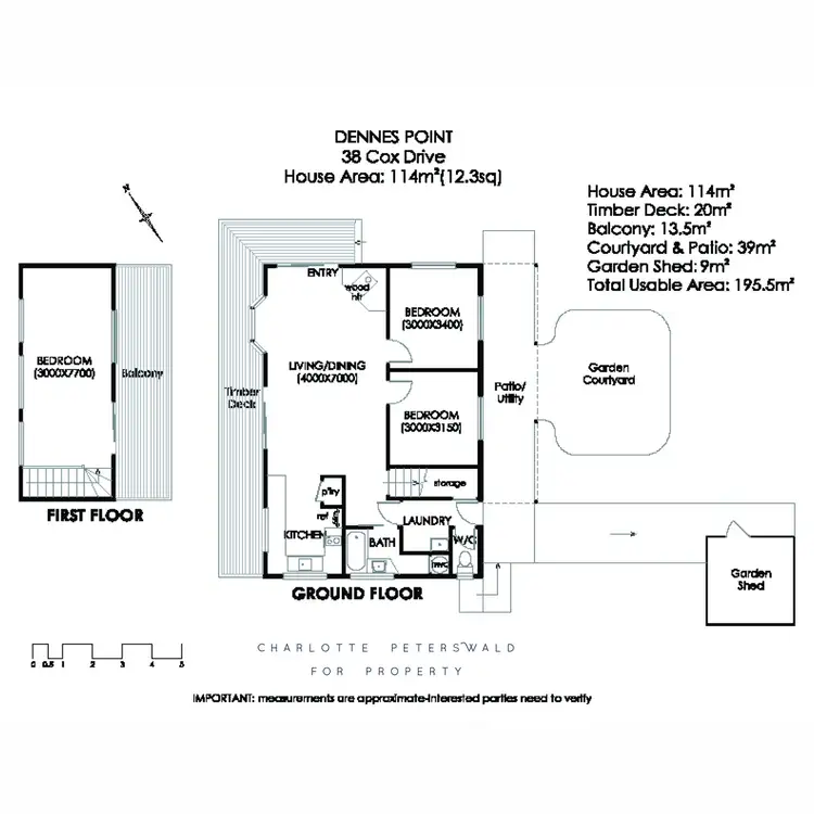 Floorplan of Homely house listing, 38 Cox Drive, Dennes Point TAS 7150