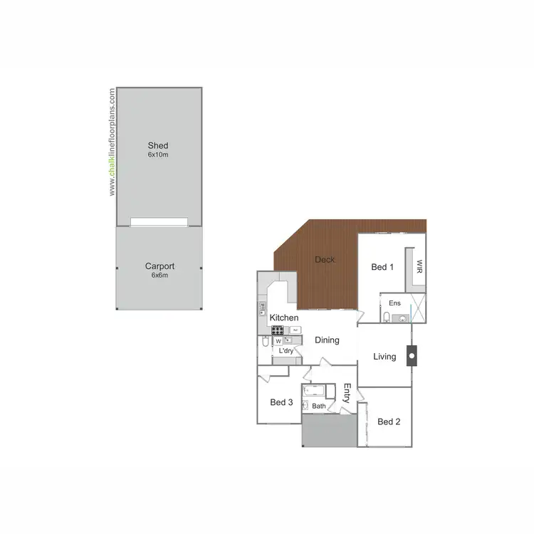 Floorplan of Homely house listing, 6 View Street, Mansfield VIC 3722