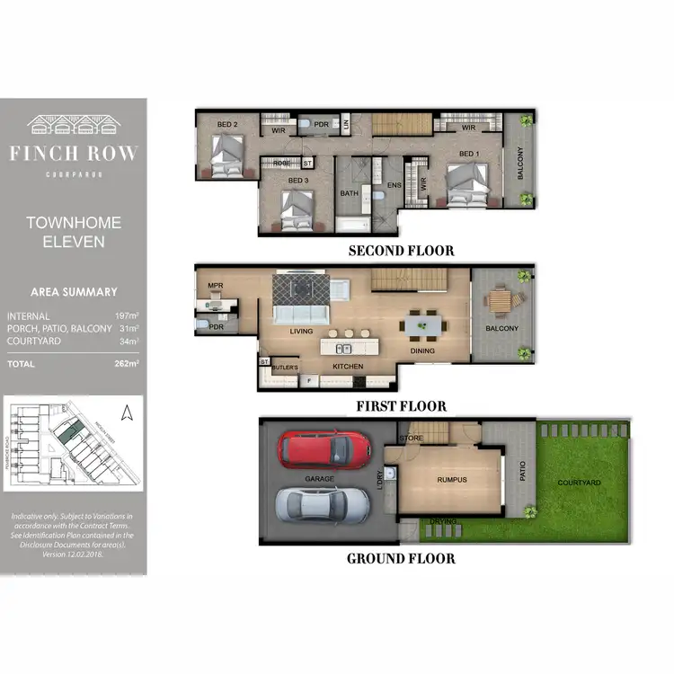 Floorplan of Homely townhouse listing, 11/19 Nicklin Street, Coorparoo QLD 4151