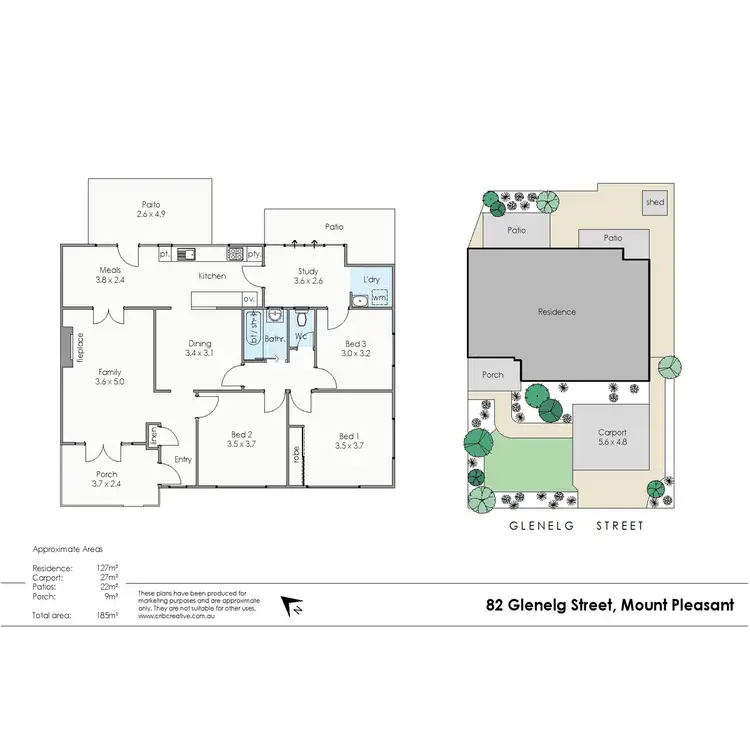 Floorplan of Homely house listing, 82 Glenelg Street, Mount Pleasant WA 6153