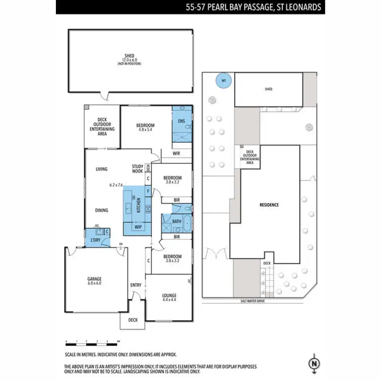 Floorplan of Homely house listing, 55-57 Pearl Bay Passage, St Leonards VIC 3223