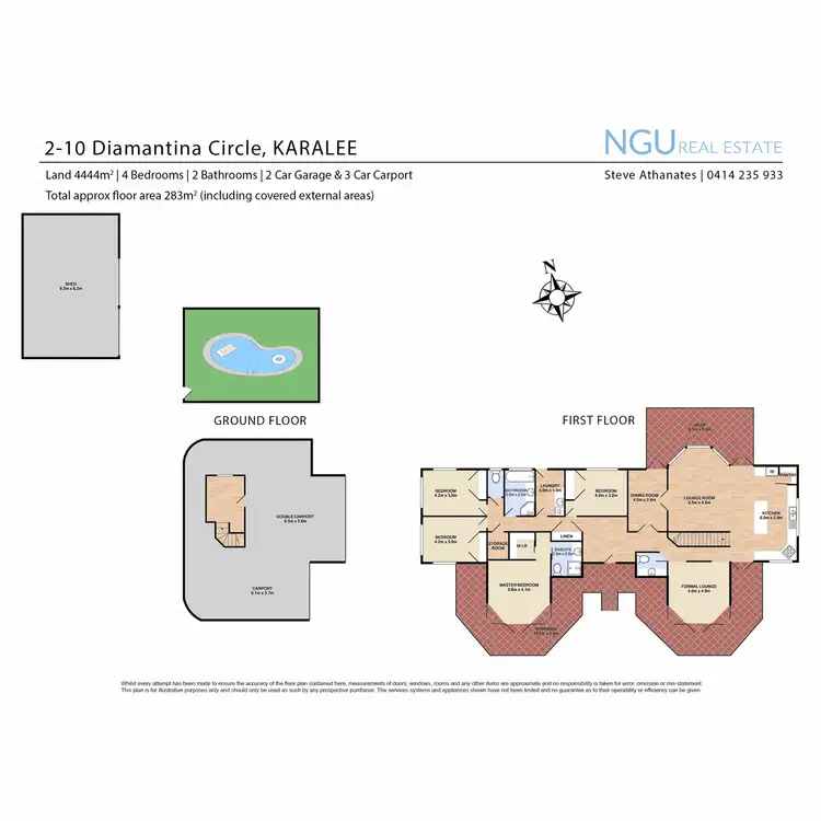 Floorplan of Homely house listing, 2-10 Diamantina Circle, Karalee QLD 4306